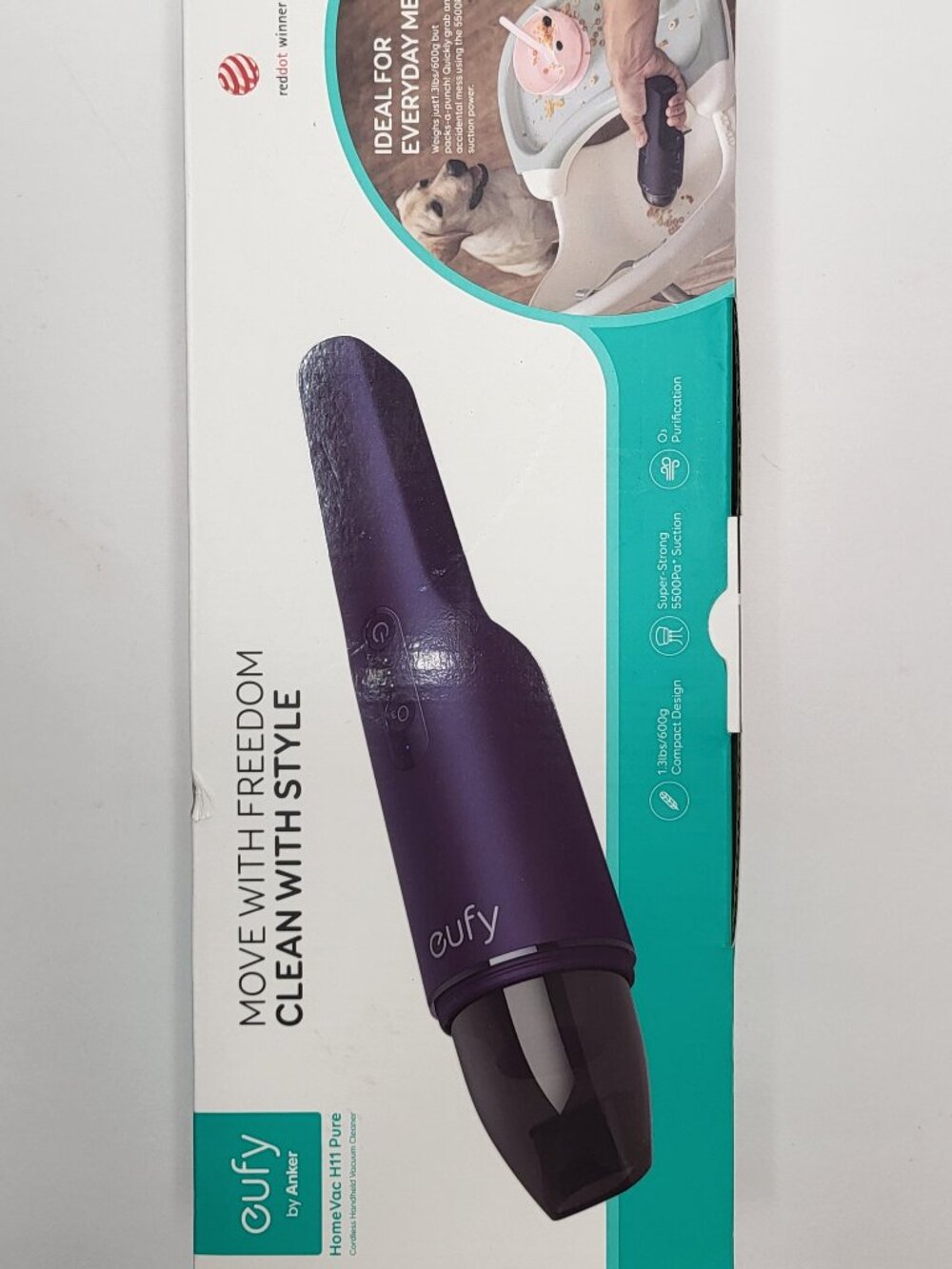 Eufy by Anker Home Vac H11 Pure Cordless Pure Handheld Vacuum Blue T2520 New